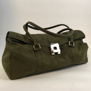 Nicole Suedette Handbag - Olive main image 1